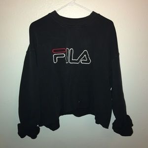 VINTAGE FILA cropped pullover